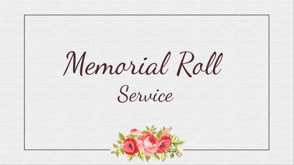 Memorial Roll Service